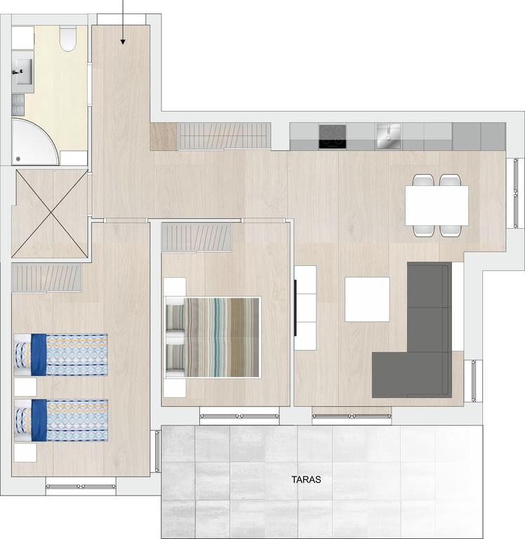 Apartament Blue Sky Kolobrzeg Exterior photo